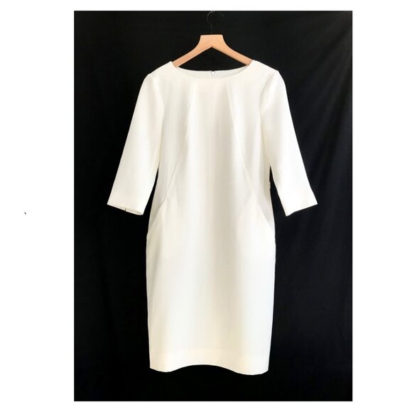 MM LaFleur Etsuko Dress Sample in White Cream - Small - NWT - Picture 1 of 7